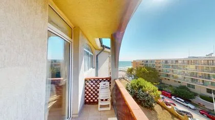 Купить ID7405 Двухкомнатная квартира с видом на море вапарт - отеле Атриум Бич в Болгарии