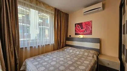 Купить ID7616 Двухкомнатная квартира с видом на море в ЖК Garden of Eden в Болгарии