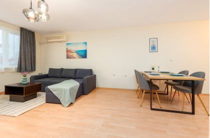 Купить ID7858 Трехкомнатная квартира с видом на море в ЖК Панорама Форт Бич в Болгарии