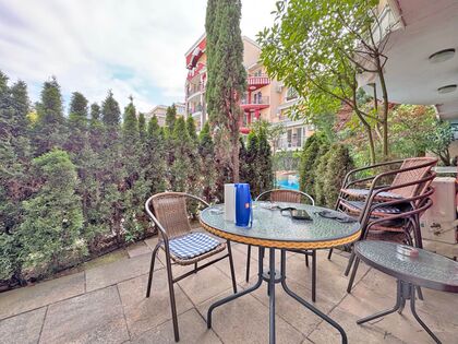 Купить ID7436 Трехкомнатная квартира в ЖК Messembria Resort в Болгарии