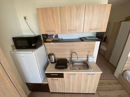 Купить ID7527 Квартира - студия с панорамным видом на море в ЖК Crown Fort Club в Болгарии