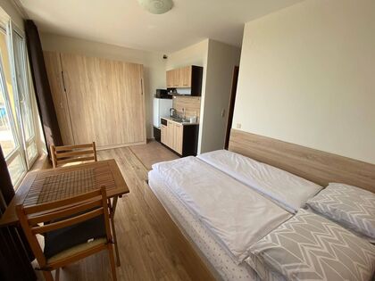 Купить ID7527 Квартира - студия с панорамным видом на море в ЖК Crown Fort Club в Болгарии