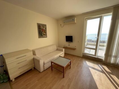 Купить ID7528 Двухкомнатная квартира с видом на море в ЖК Crown Fort Club в Болгарии