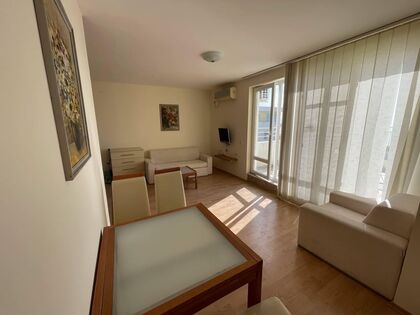 Купить ID7528 Двухкомнатная квартира с видом на море в ЖК Crown Fort Club в Болгарии