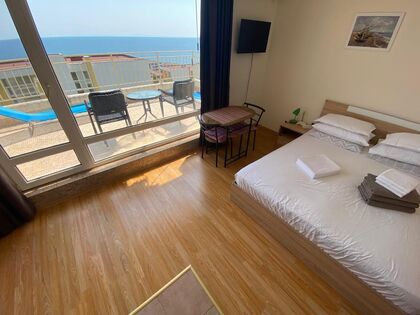 Купить ID7526 Квартира - студия с видом на море в ЖК Crown Fort Club в Болгарии