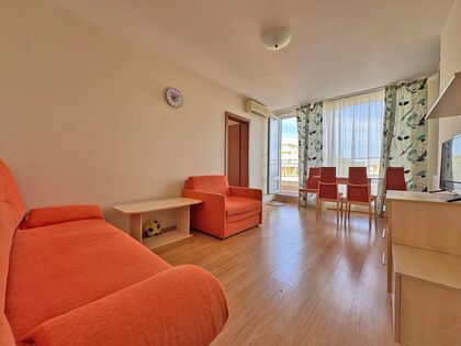 Купить ID7505 Двухкомнатная квартира с видом на море в ЖК Crown Fort Club в Болгарии