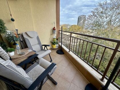 Купить ID7604 Двухкомнатная квартира с панорамным видом на море в ЖК Golden Beach в Болгарии