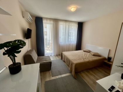 Купить ID7909 Студия с мебелью в ЖК Аполлон 9 в Болгарии