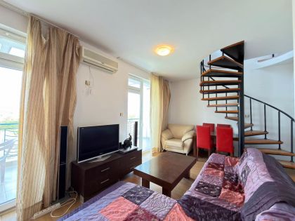 Купить ID7920 Двухуровневая квартира с тремя спальнями в ЖК Санни Дэй 3 в Болгарии