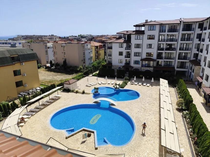 ID7706 Двухкомнатная квартира с видом на море в ЖК Аполлон - Несебр