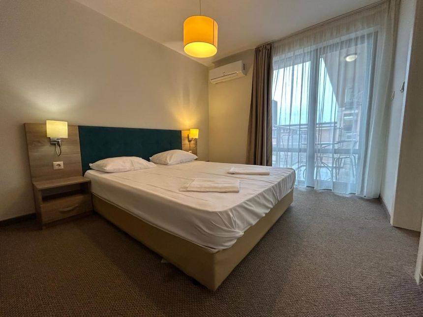 Спальня двухкомнатной квартиры 47,10 м² в ЖК Тарсис Нова, Солнечный берег